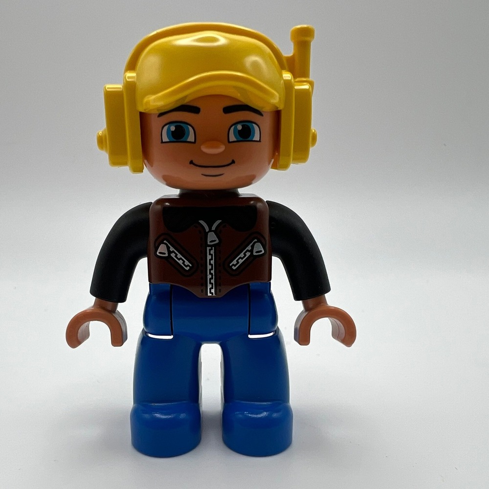 Duplo Pilot Figure Only 10808 Little Plane LEGO 2.5" Replacement Mini Toy